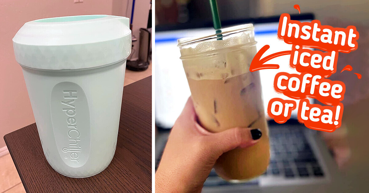 You're just 1 minute away from iced coffee with the HyperChiller