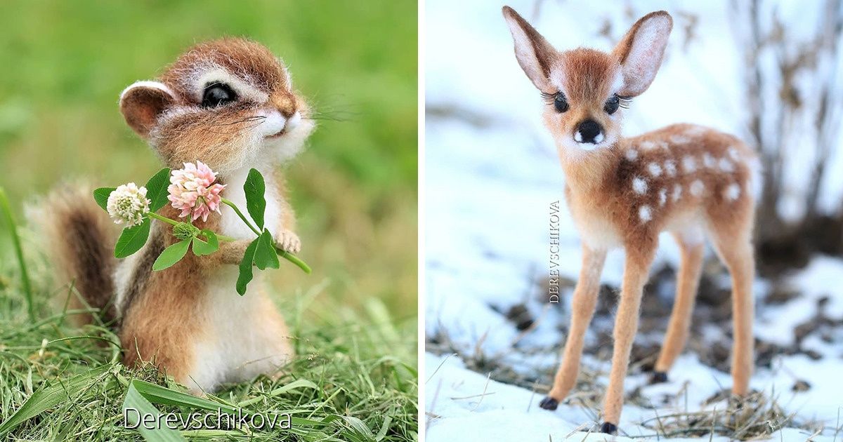 An Artist From Russia Makes Animal Toys That Enchant Everyone at First Sight An Artist From Russia Makes Animal Toys That Enchant Everyone at First Sight