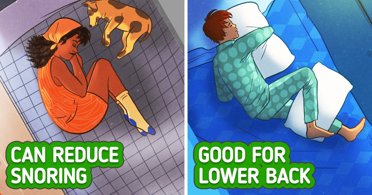 5 Of The Best Sleeping Positions That Benefit Your Body Bright Side 3099