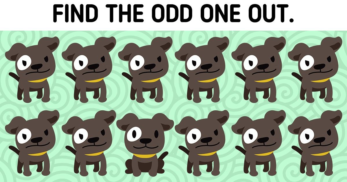 Test: Find the Odd One Out in Less Than 7 Seconds Test: Find the Odd One Out in Less Than 7 Seconds
