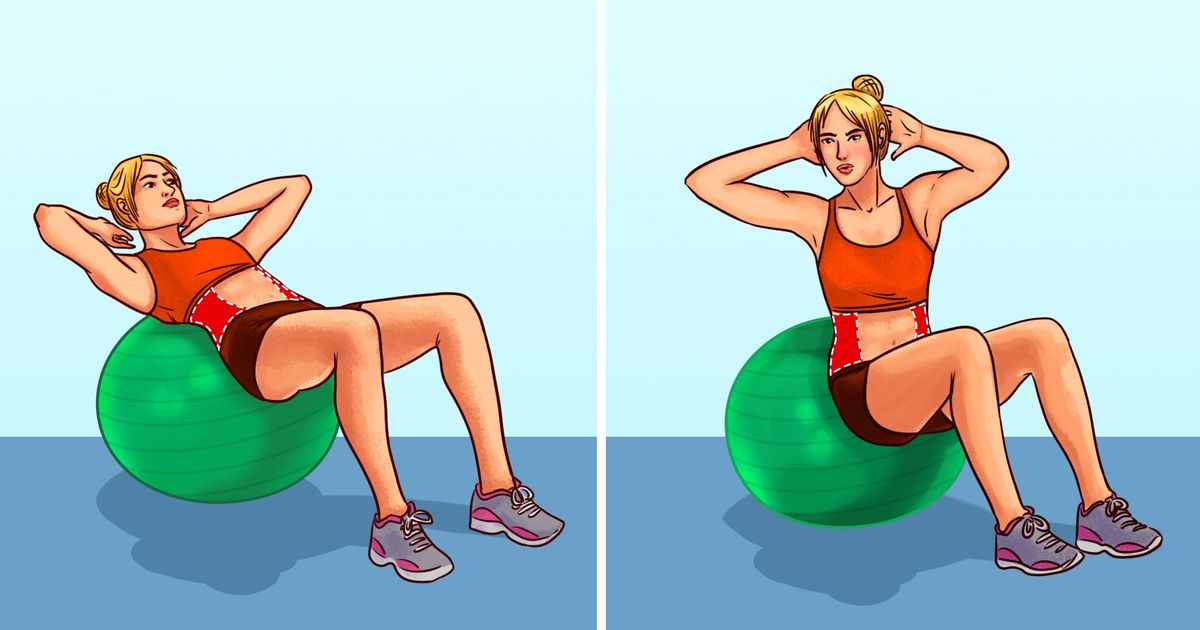16 Exercises You Can Do Using Only an Exercise Ball 16 Exercises You Can Do Using Only an Exercise Ball