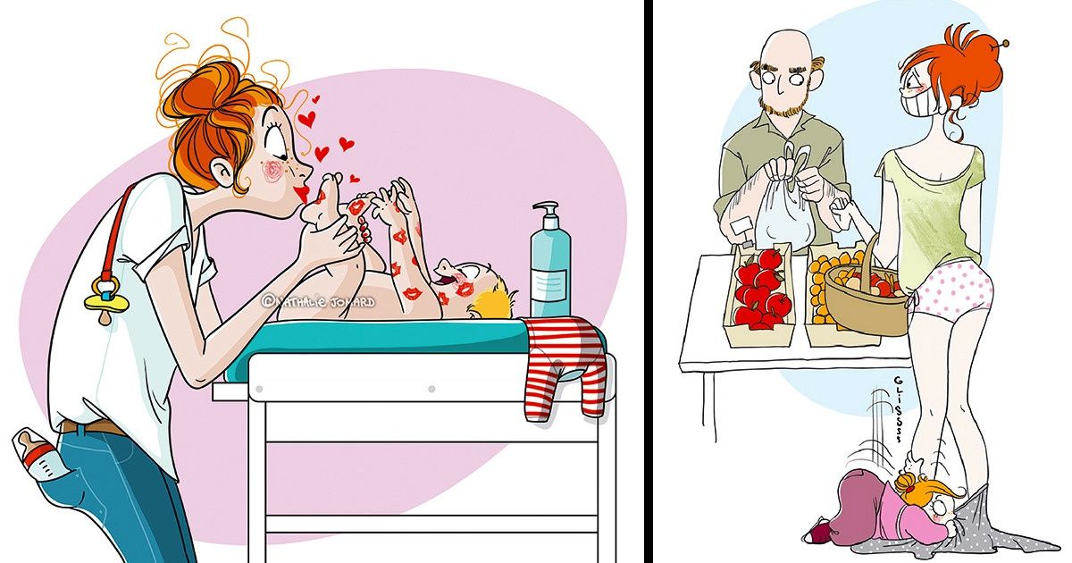 A French Artist Creates Honest Illustrations That Make Us Say, “Mom, I’m Sorry for Everything”