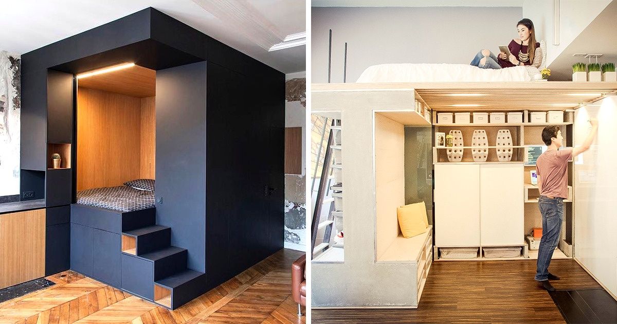 15 Brilliant Ideas to Save a Ton of Space in a Tiny Apartment 15 Brilliant Ideas to Save a Ton of Space in a Tiny Apartment