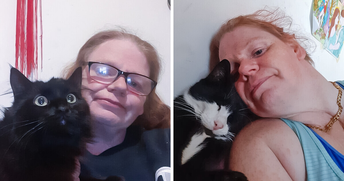 ’’They Mean Everything to Me,’’ Woman, 50, Admits She Goes Without Eating at Times to Feed Her 5 Cats