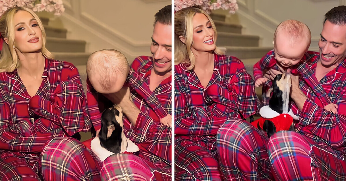 A Camouflaged Detail About Paris Hilton’s Family Post Has Driven Fans Wild A Camouflaged Detail About Paris Hilton’s Family Post Has Driven Fans Wild