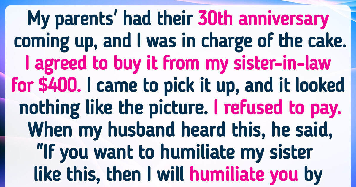 I Declined to Pay for My Parents’ Awful Anniversary Cake, and It Caused ...