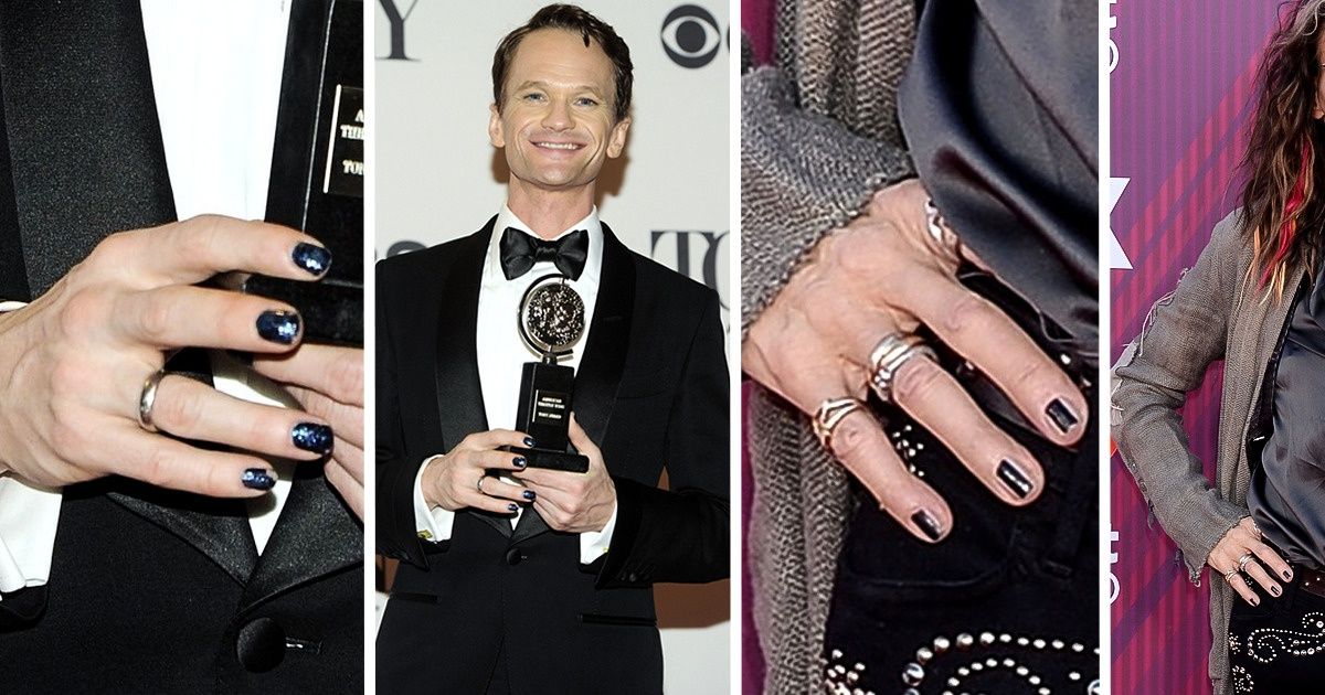 14 Times Celebrity Men Flaunted Their Polished Nails 14 Times Celebrity Men Flaunted Their Polished Nails
