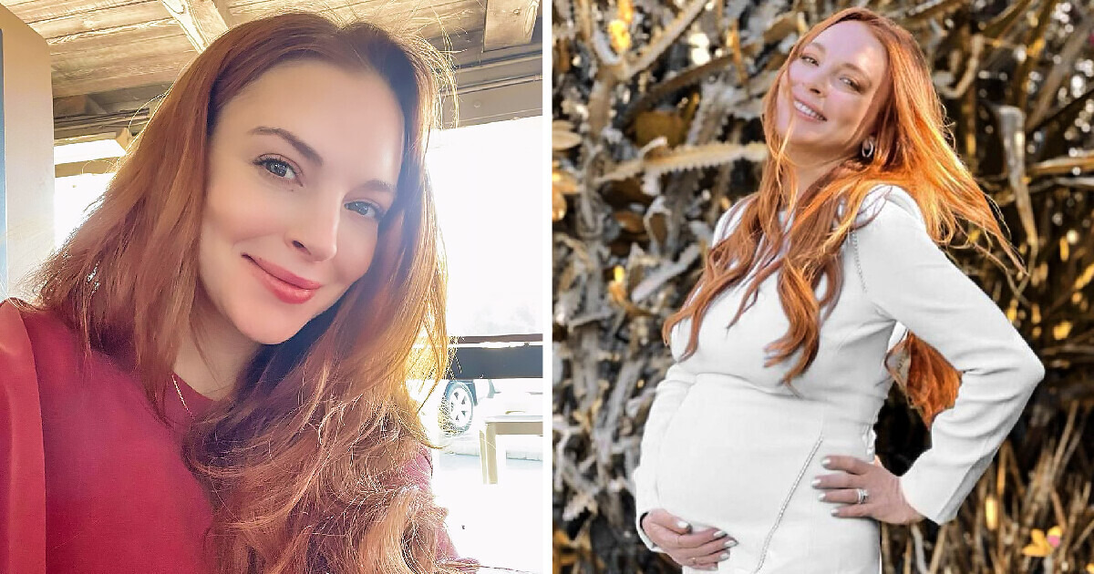 Lindsay Lohan Looks Radiant as She Debuts Her Baby Bump Lindsay Lohan Looks Radiant as She Debuts Her Baby Bump