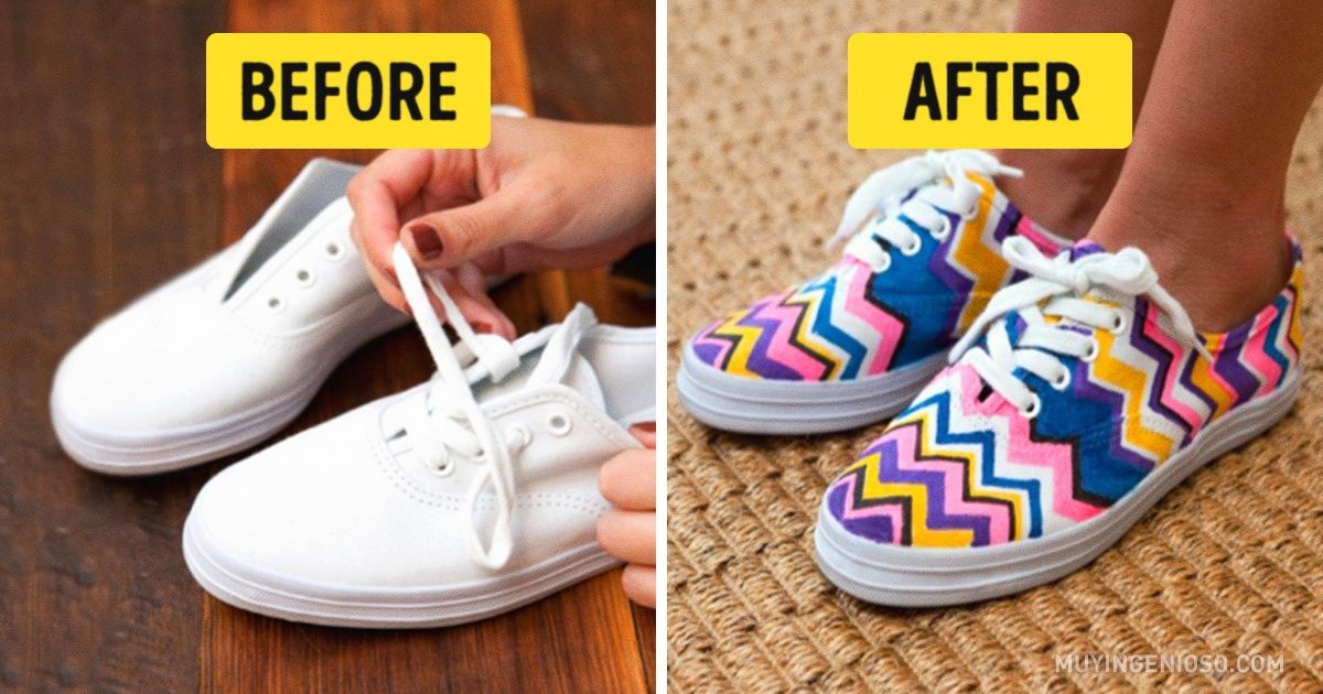 Ten simple ways to give old summer shoes a new life / Bright Side