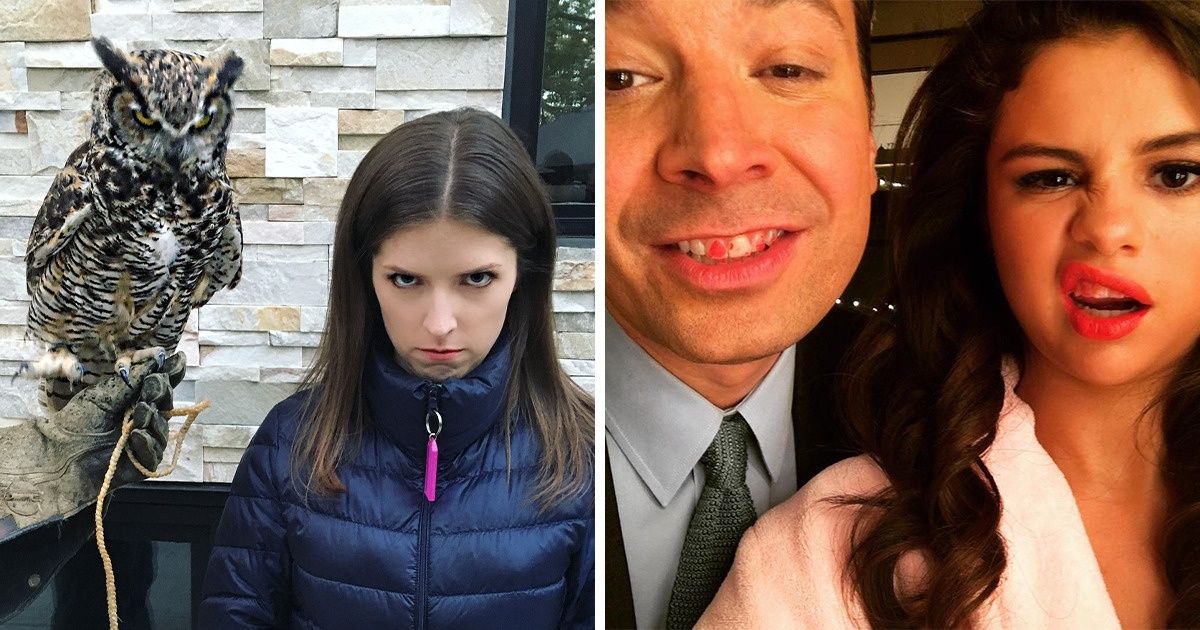 20 Famous People Whose Instagram Pics Prove They’re Ready to Have Fun at Any Moment