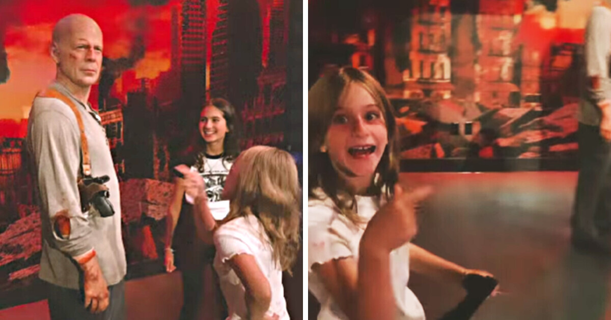 Bruce Willis’ Youngest Kids Had the Sweetest Reaction to His Wax Figure Bruce Willis’ Youngest Kids Had the Sweetest Reaction to His Wax Figure