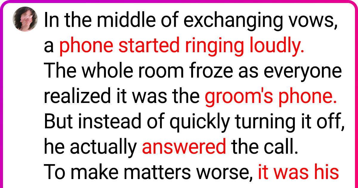 10 Wedding Stories That Show the Marriage Was a Disaster Waiting to Happen 10 Wedding Stories That Show the Marriage Was a Disaster Waiting to Happen