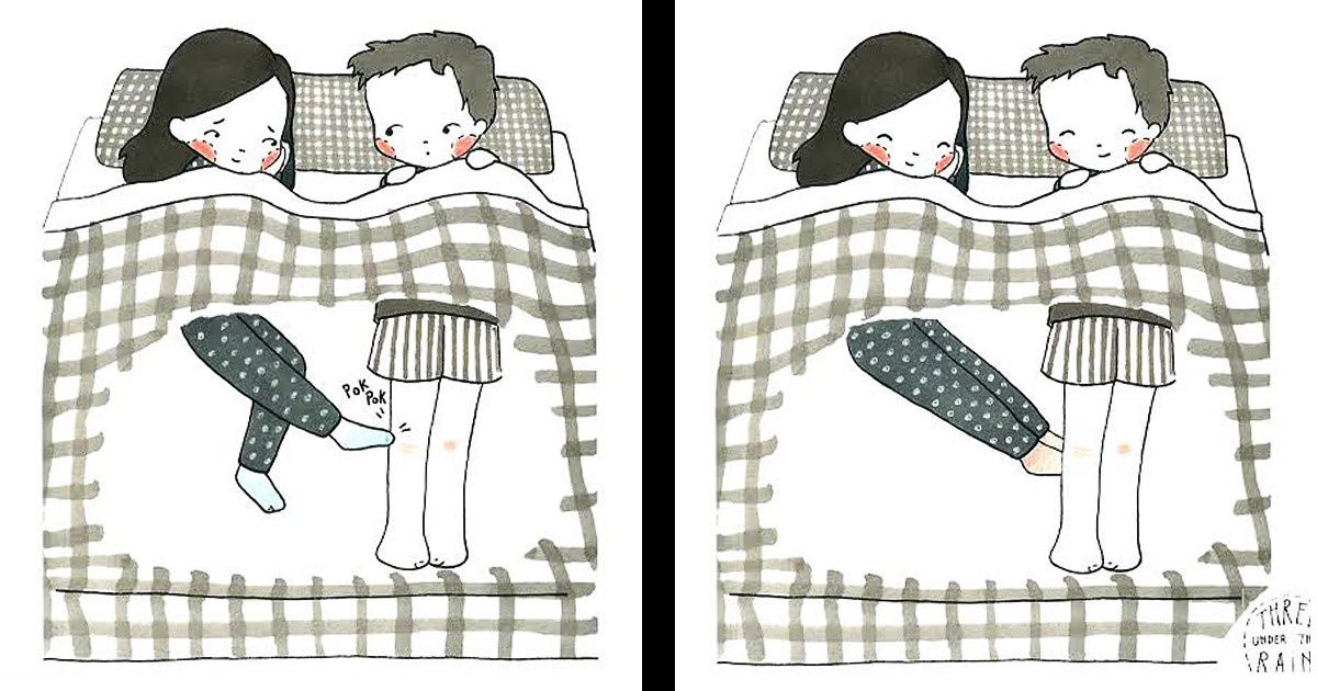 An Artist Draws the Little Things in a Relationship That Make Life Brighter, and It’s More Than Touching An Artist Draws the Little Things in a Relationship That Make Life Brighter, and It’s More Than Touching