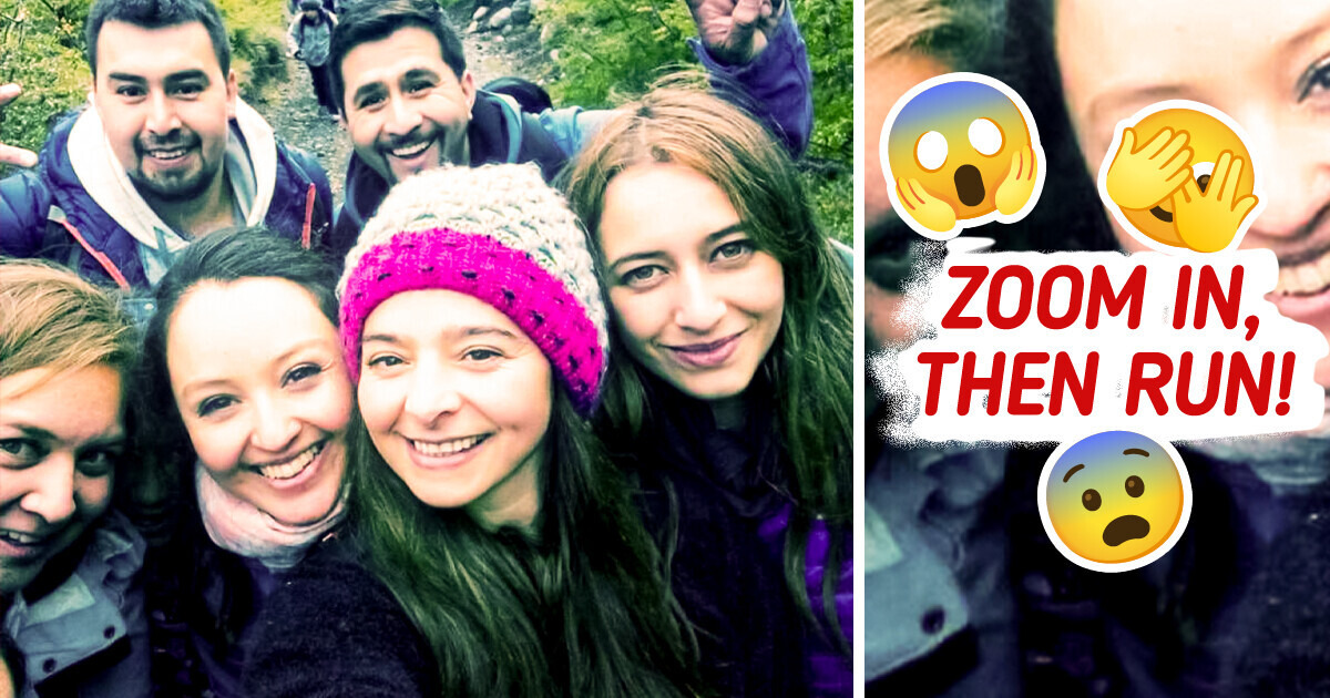 Vacation Photo of 6 Friends Sends Shivers Down the Spines of Netizens as Eagle-Eyed Observers Spot a Creepy Detail Vacation Photo of 6 Friends Sends Shivers Down the Spines of Netizens as Eagle-Eyed Observers Spot a Creepy Detail