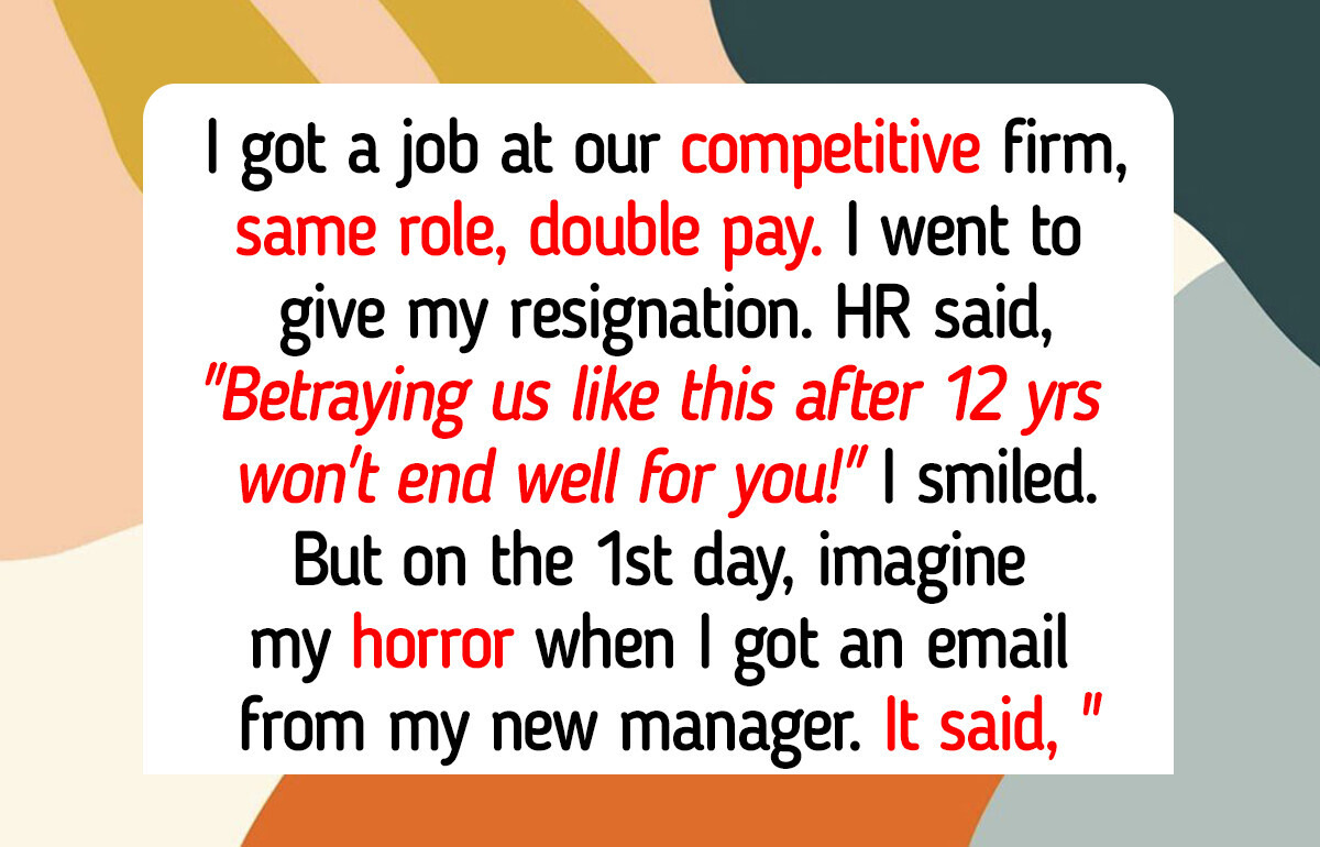 I Got Offered Double Pay at a Competitive Company, Now HR Got Involved I Got Offered Double Pay at a Competitive Company, Now HR Got Involved