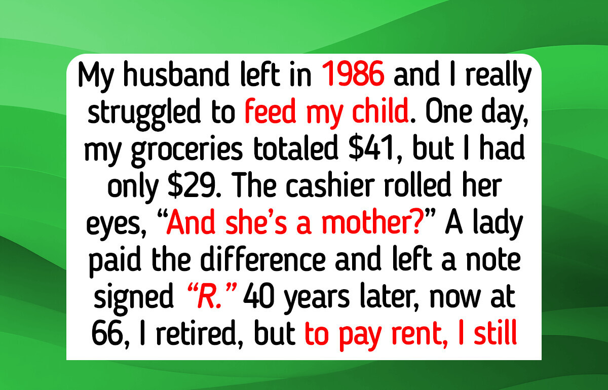 Stranger Paid for My Groceries When I Was a Broke Single Mom — 40 Years Later, I Found Her in Loneliness and Returned the Kindness