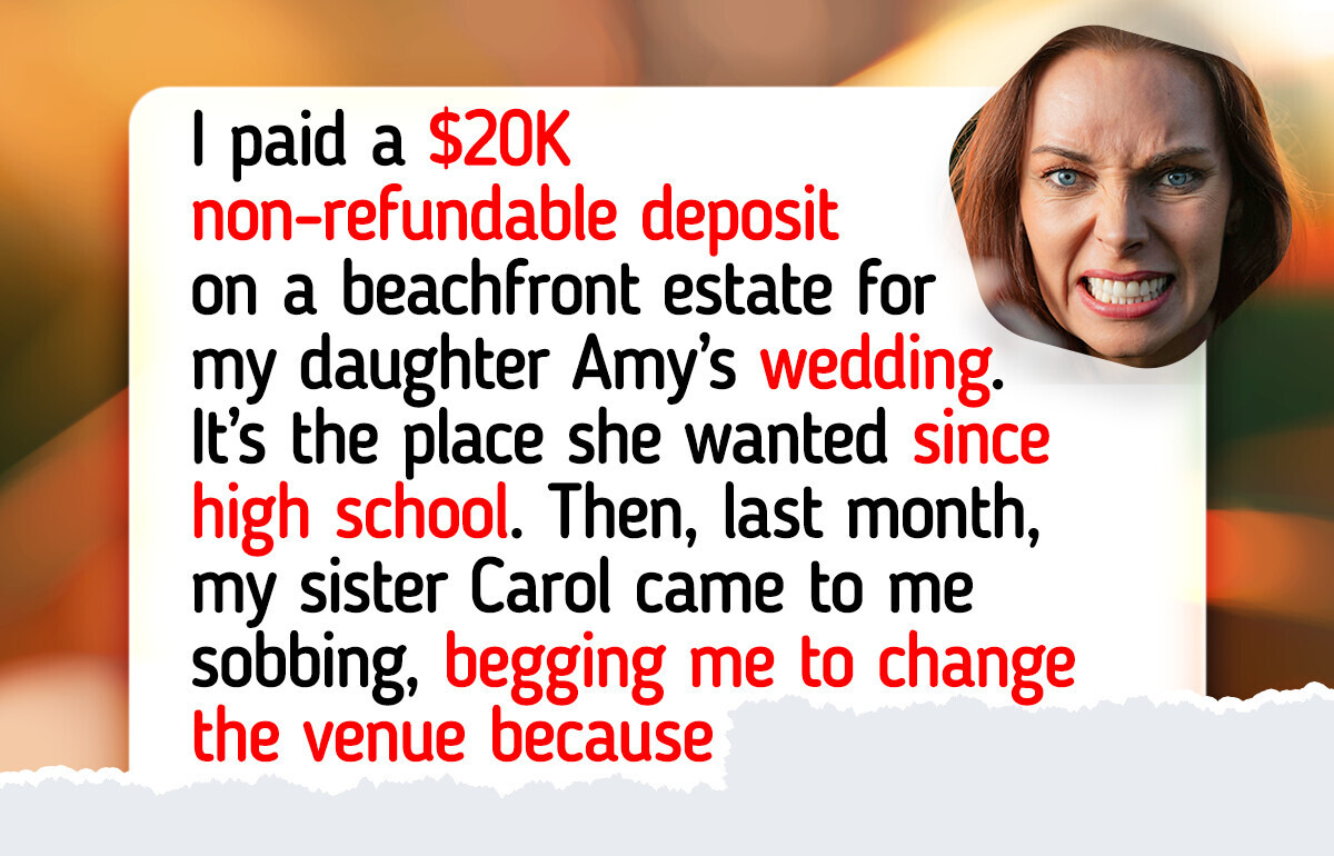A Woman Refuses to Change Her Wedding Venue After Shocking Family Drama