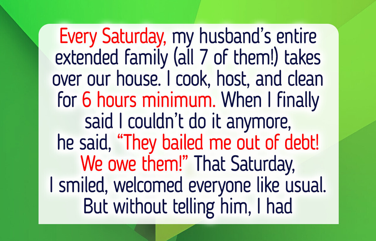 I Refuse to Host Lunch for My Husband’s Family Every Saturday—So I Got Creative With Payback