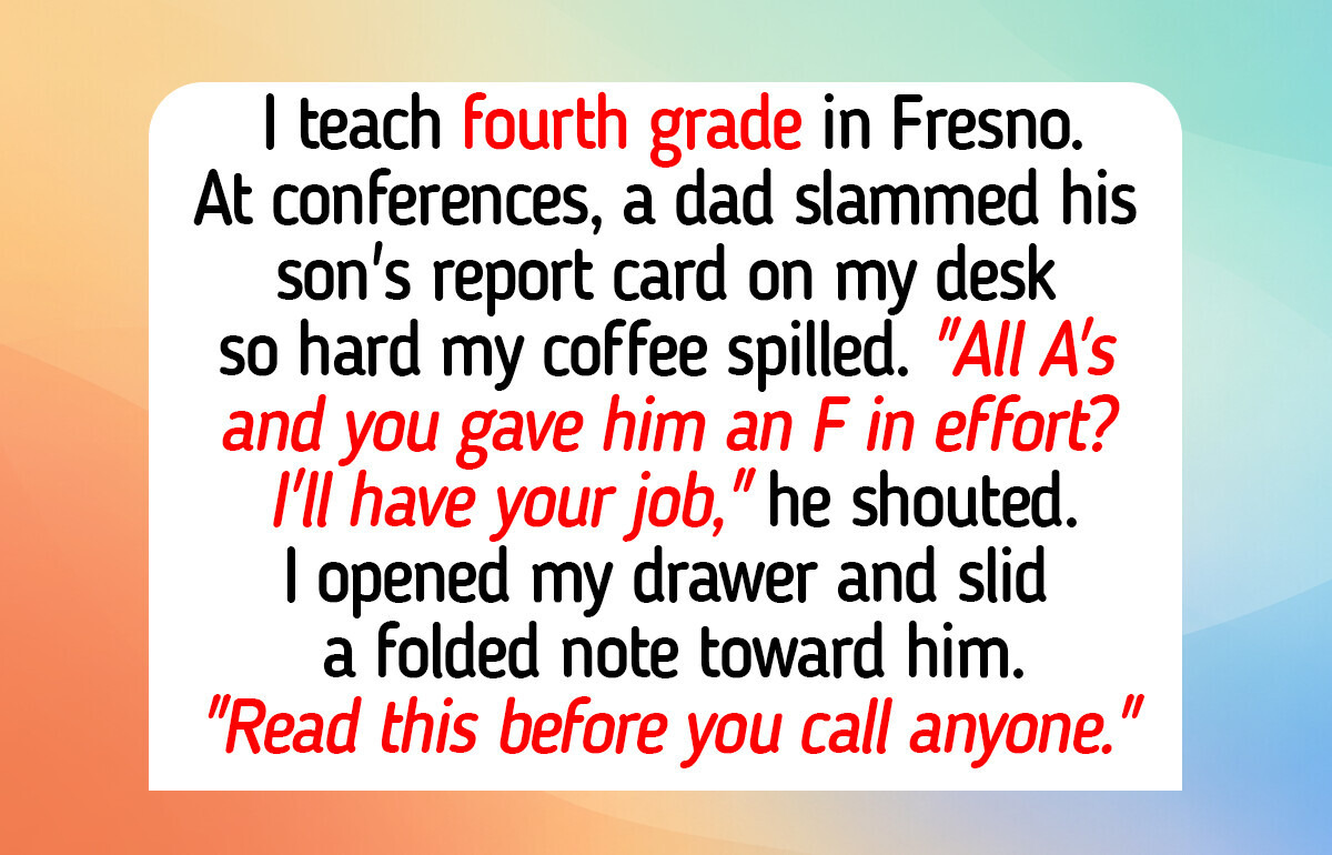A Fresno Teacher Kept One F on a Straight-A Report Card and Showed a Father What His Son Really Needed