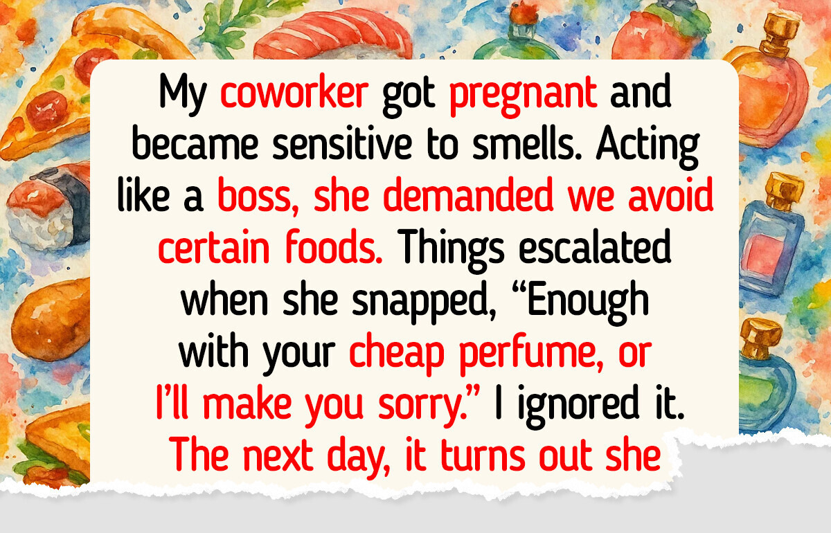 My Pregnant Coworker Demanded I Stop Using My Perfume, HR Got Involved My Pregnant Coworker Demanded I Stop Using My Perfume, HR Got Involved
