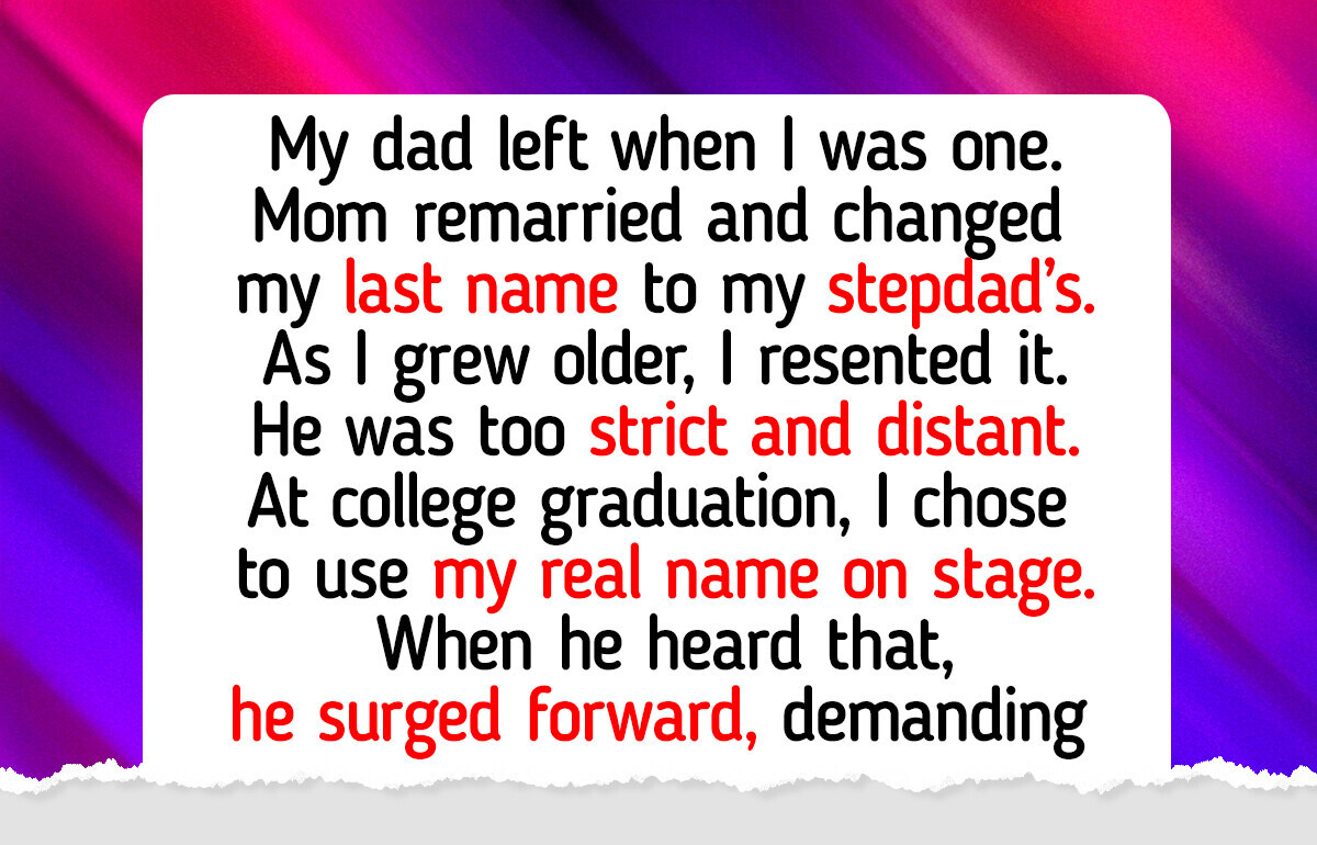 I Refused to Take My Stepdad’s Last Name, Then He Laid Down a Truth I Didn’t Want to Hear I Refused to Take My Stepdad’s Last Name, Then He Laid Down a Truth I Didn’t Want to Hear