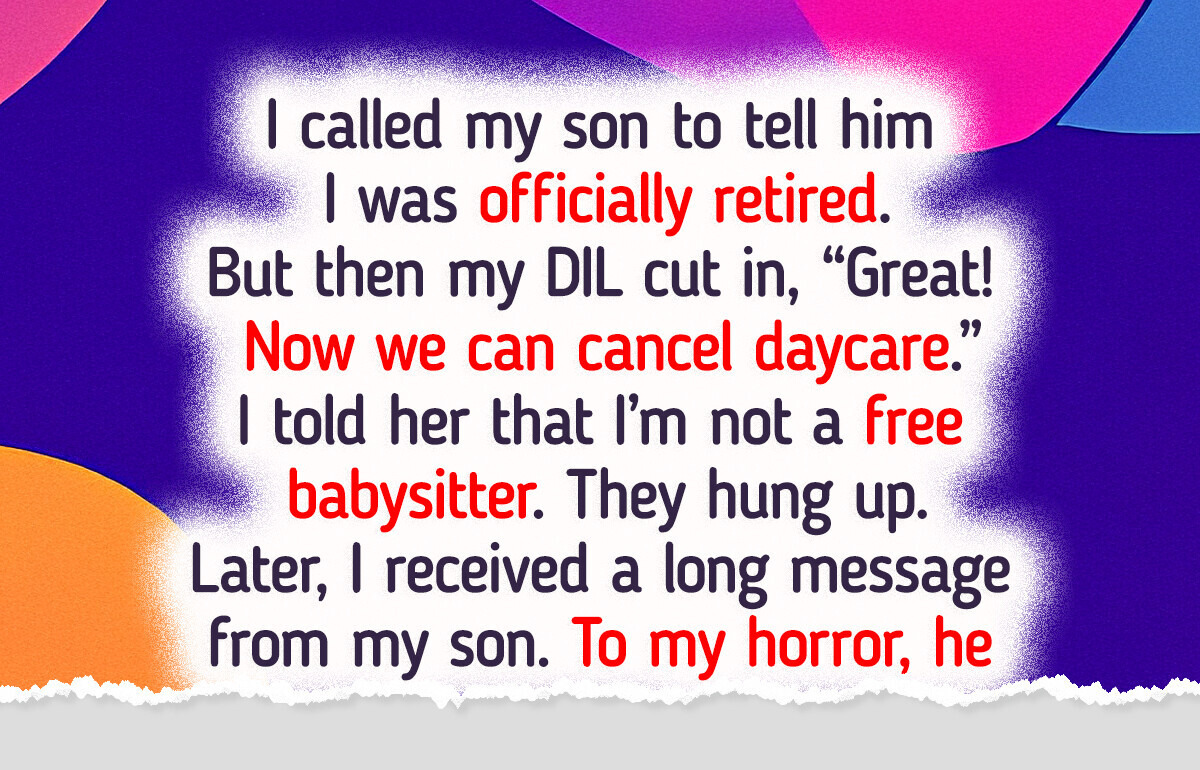 I Refuse to Trade My Retirement Dreams for Babysitting Duties