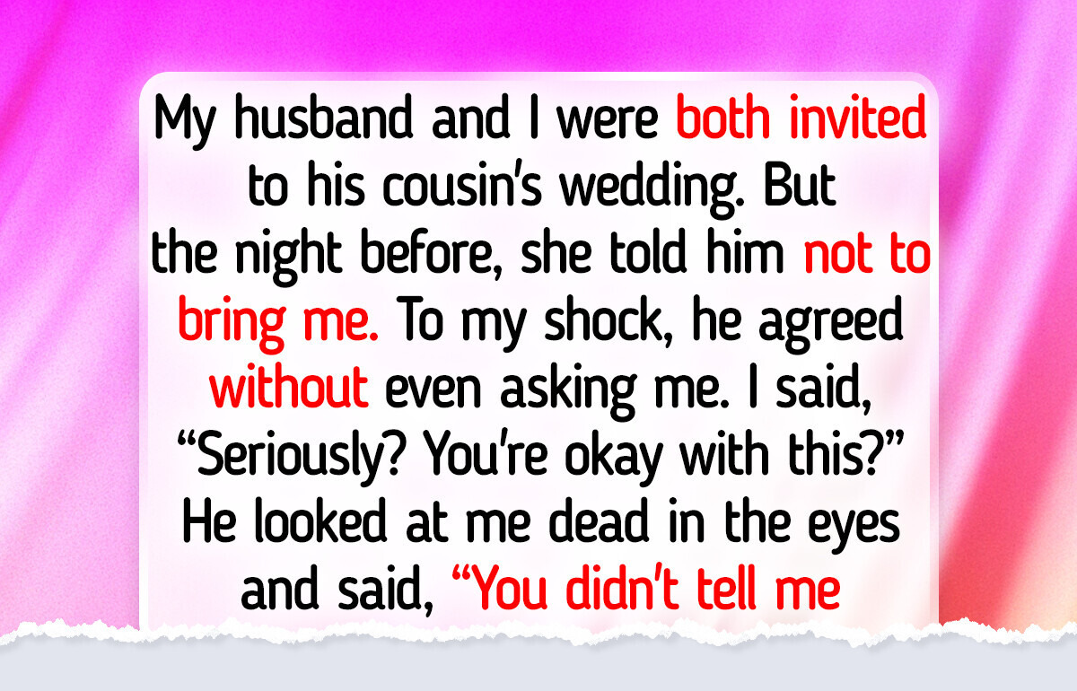 I Was Disrespected and Banned From a Wedding — But My Husband Still Plans to Go Without Me