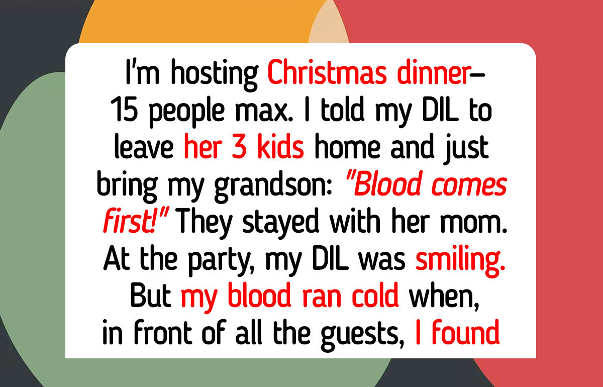 I Excluded My DIL’s Kids From My Christmas Dinner—It’s for Blood Family Only
