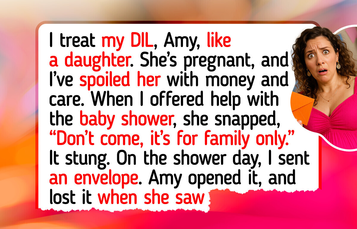 My DIL Excluded Me From Gender Reveal Party, Saying I’m "Not Family"—Big Mistake