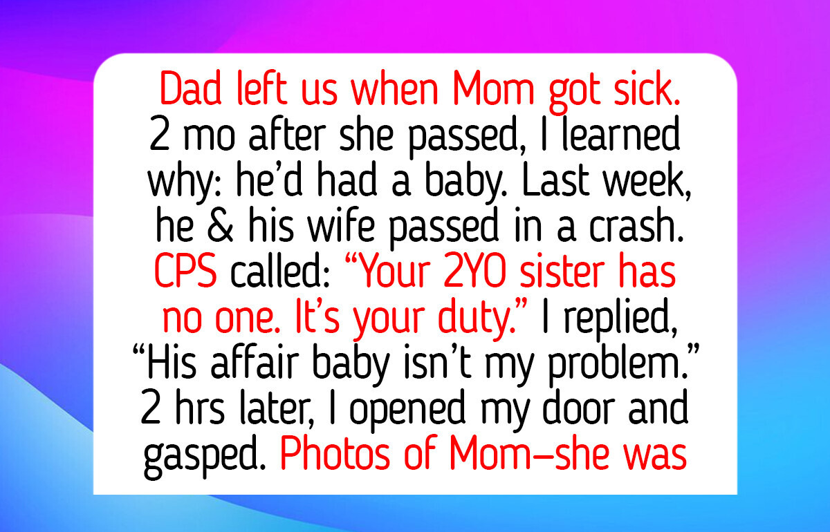 I Refuse to Save My 2YO Sister from Foster Care, I’m Not a Free BabySitter