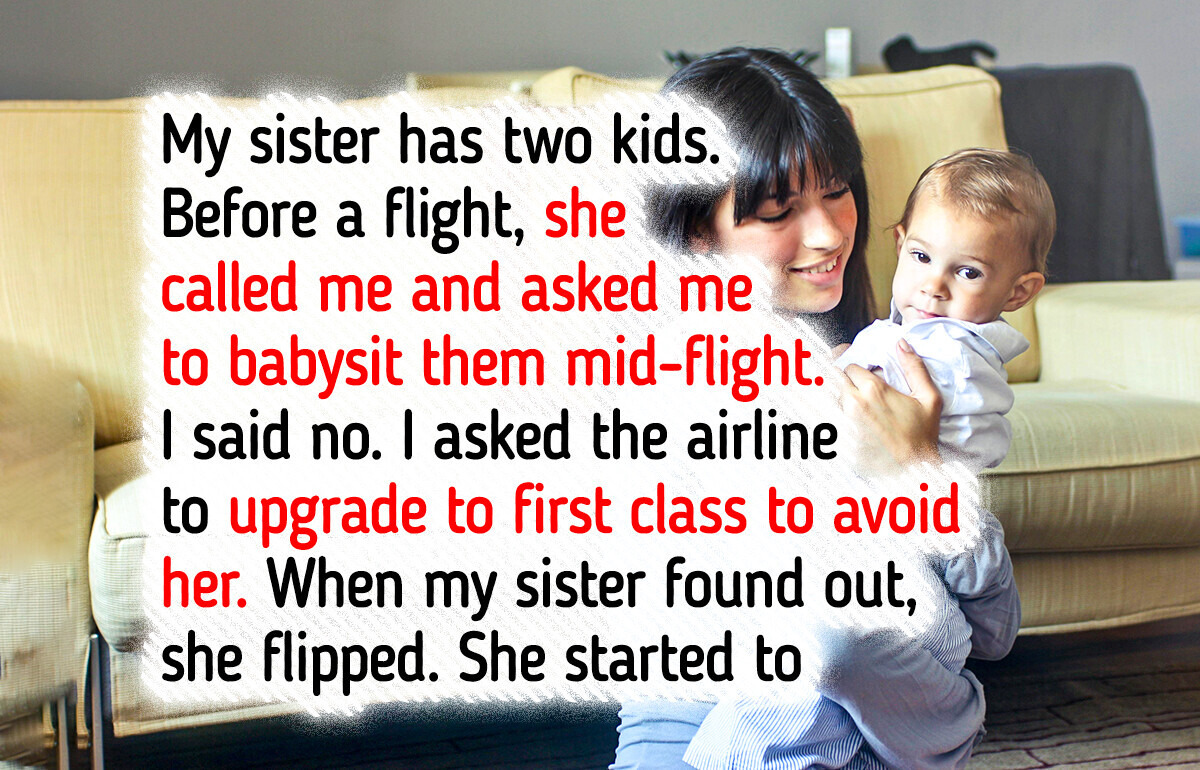 I Refused to Babysit My Sister’s Kids Mid-Flight, It Got Icy