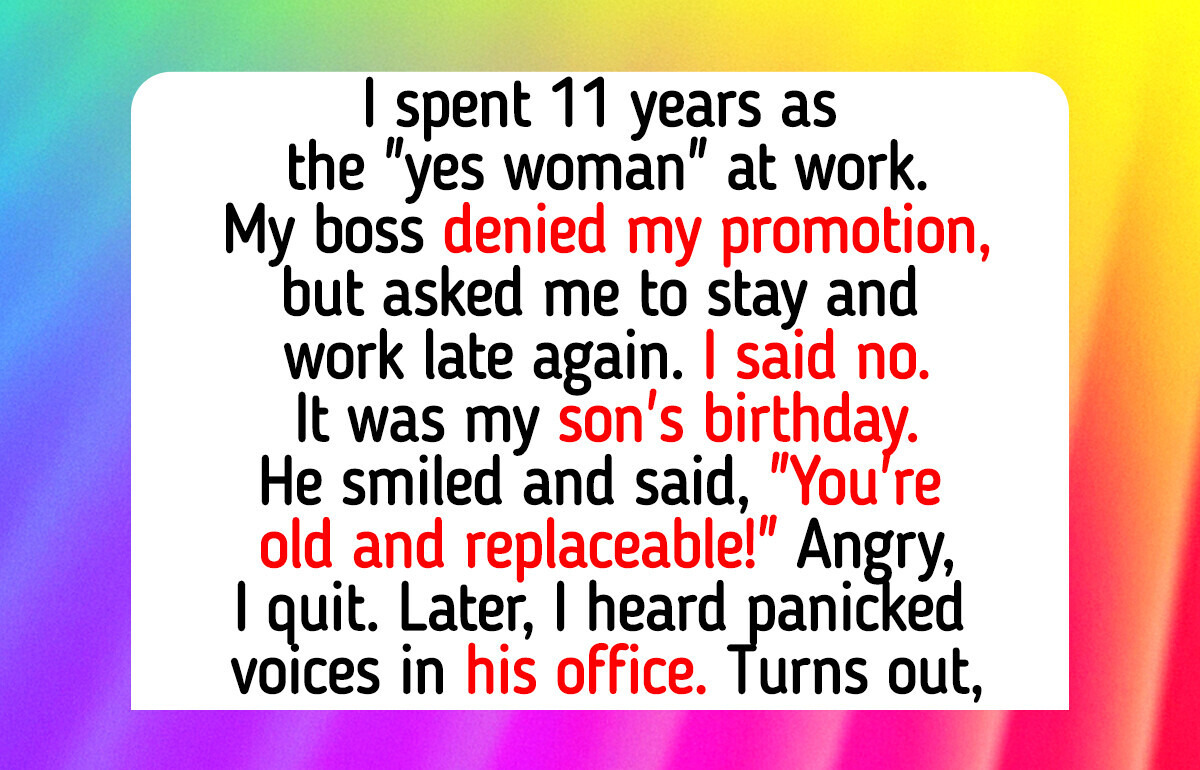 I Refused to Keep Saying Yes to Everything My Boss Said—I’m Done Being Office Doormat