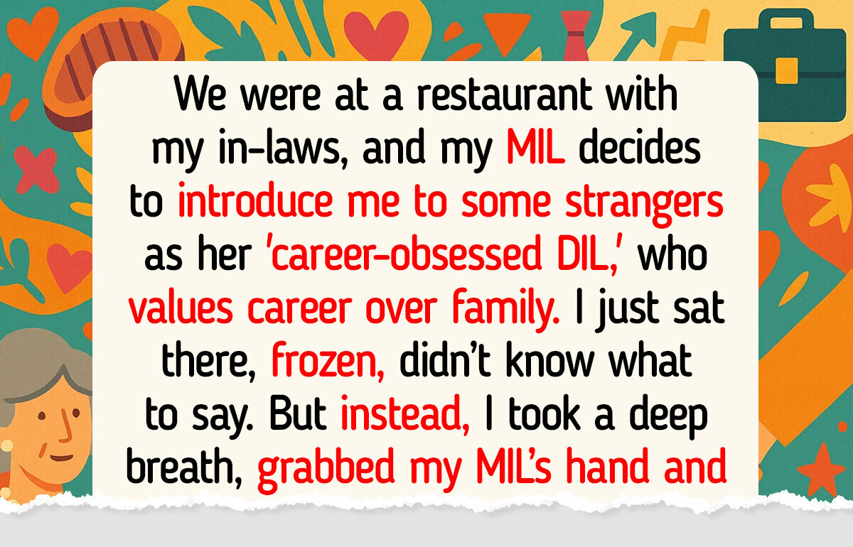 My MIL Humiliated Me in Public, but My Honest Reply Left Everyone Speechless My MIL Humiliated Me in Public, but My Honest Reply Left Everyone Speechless