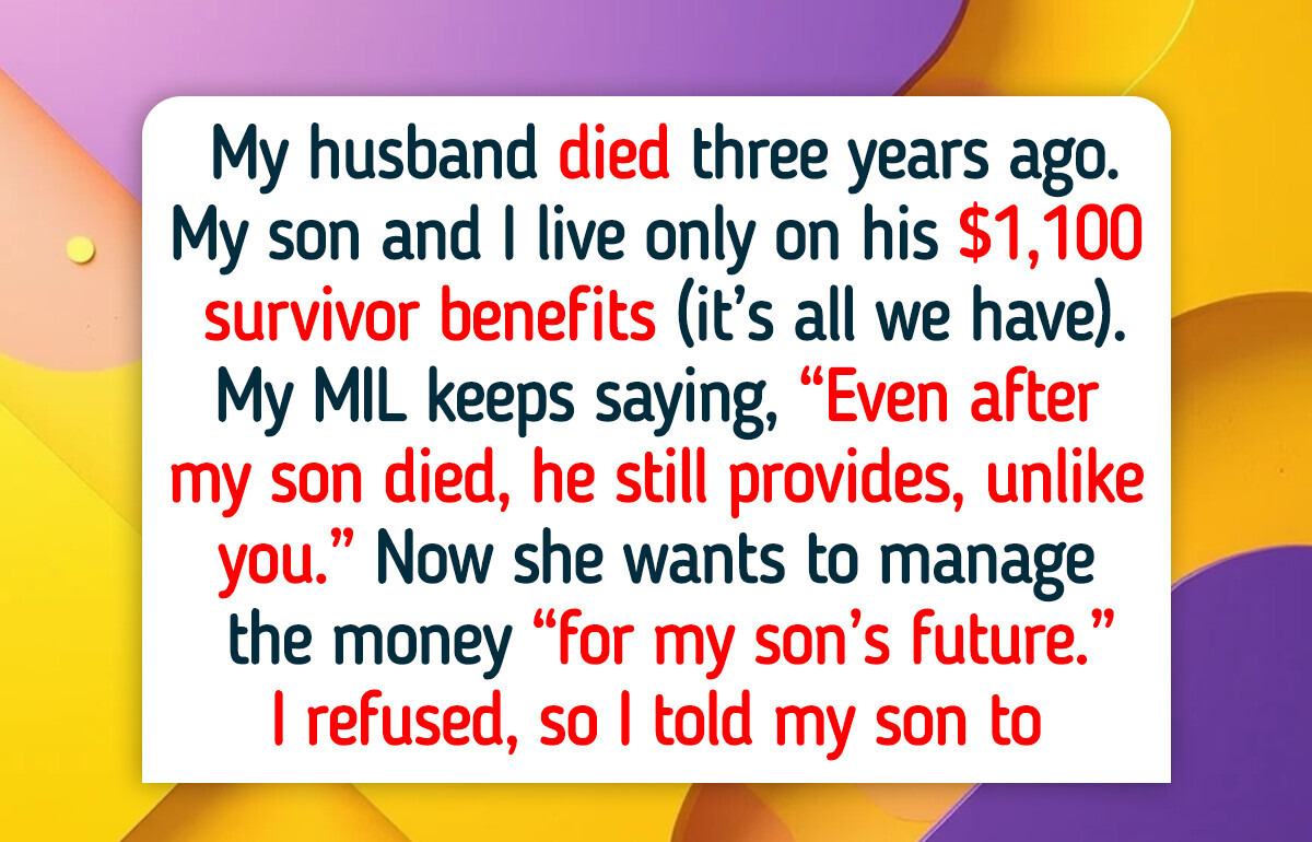 I Refuse to Share My Son’s Grief Money With My Mother-in-Law