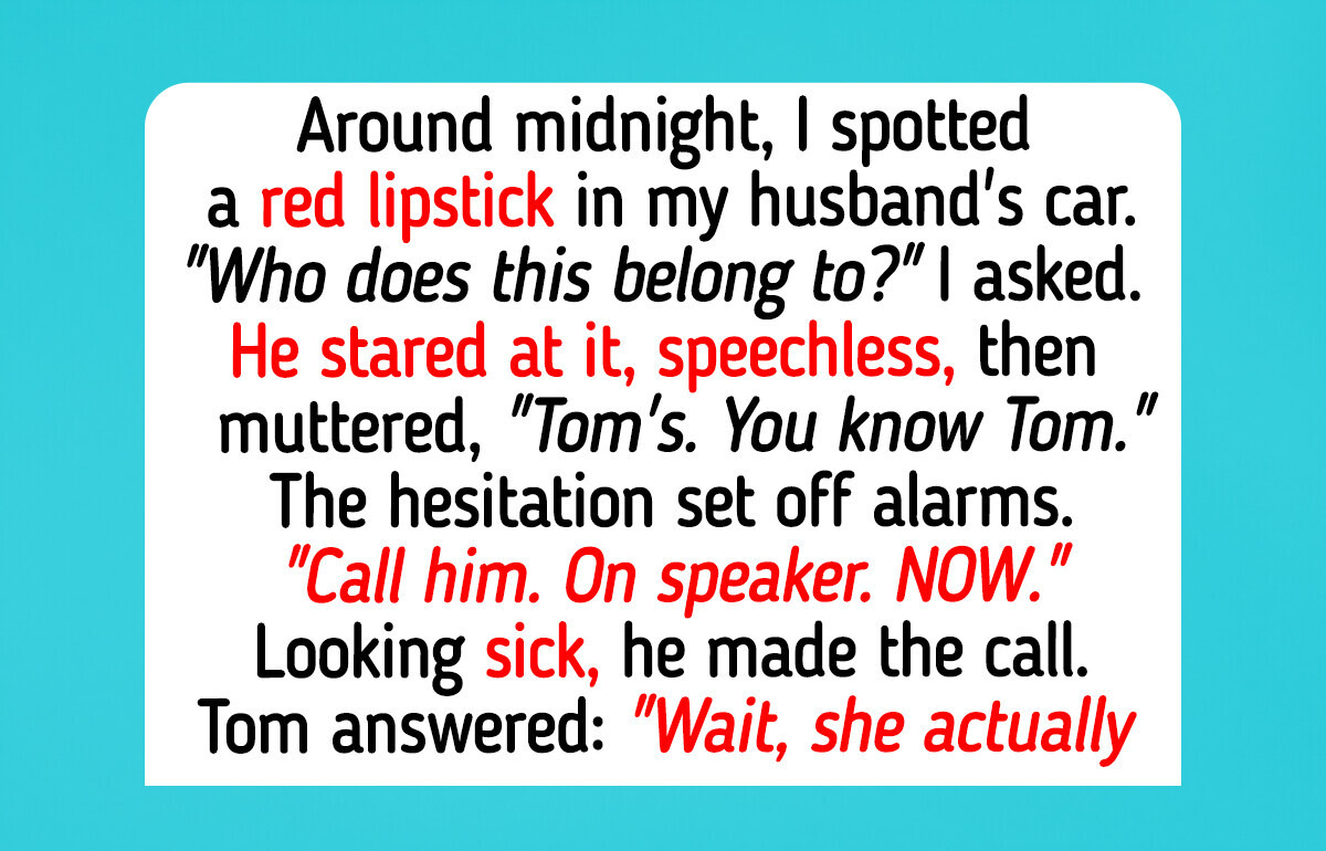 A Wife Found a Lipstick in Her Husband’s Car—The Explanation Stunned Her