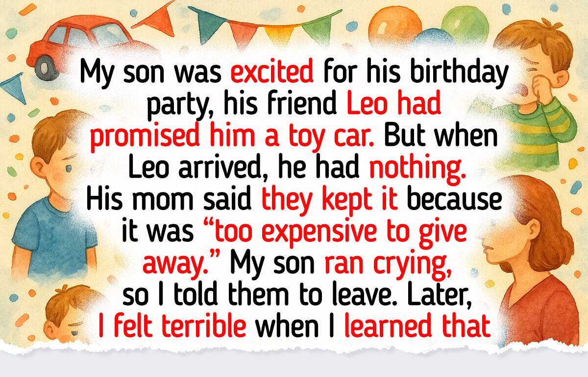 I Refused to Let My 10 Y.O. Son’s Friend Join His Party, He Didn’t Bring a Gift