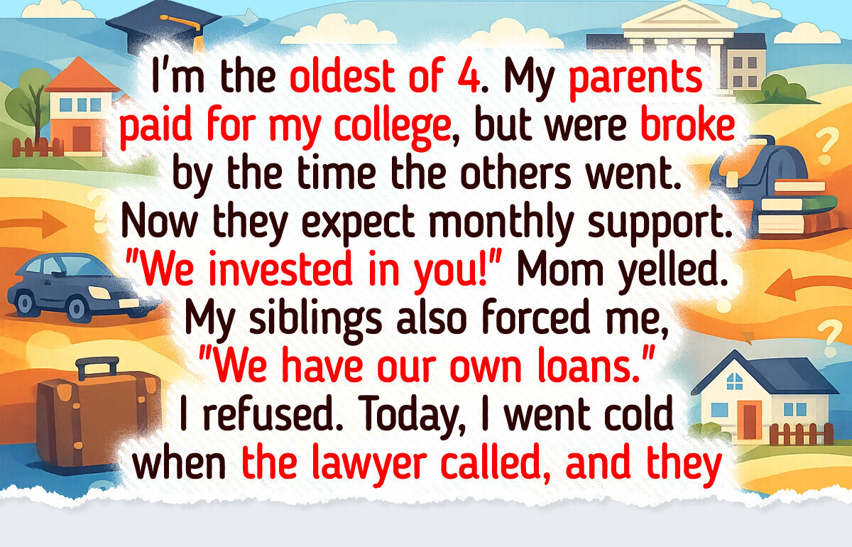 I Refuse to Send My Parents Money Every Month Just Because They Paid for My College