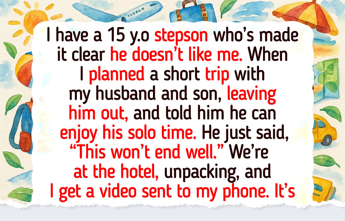 I Planned a Vacation Without Stepson, Things Got Messy Fast
