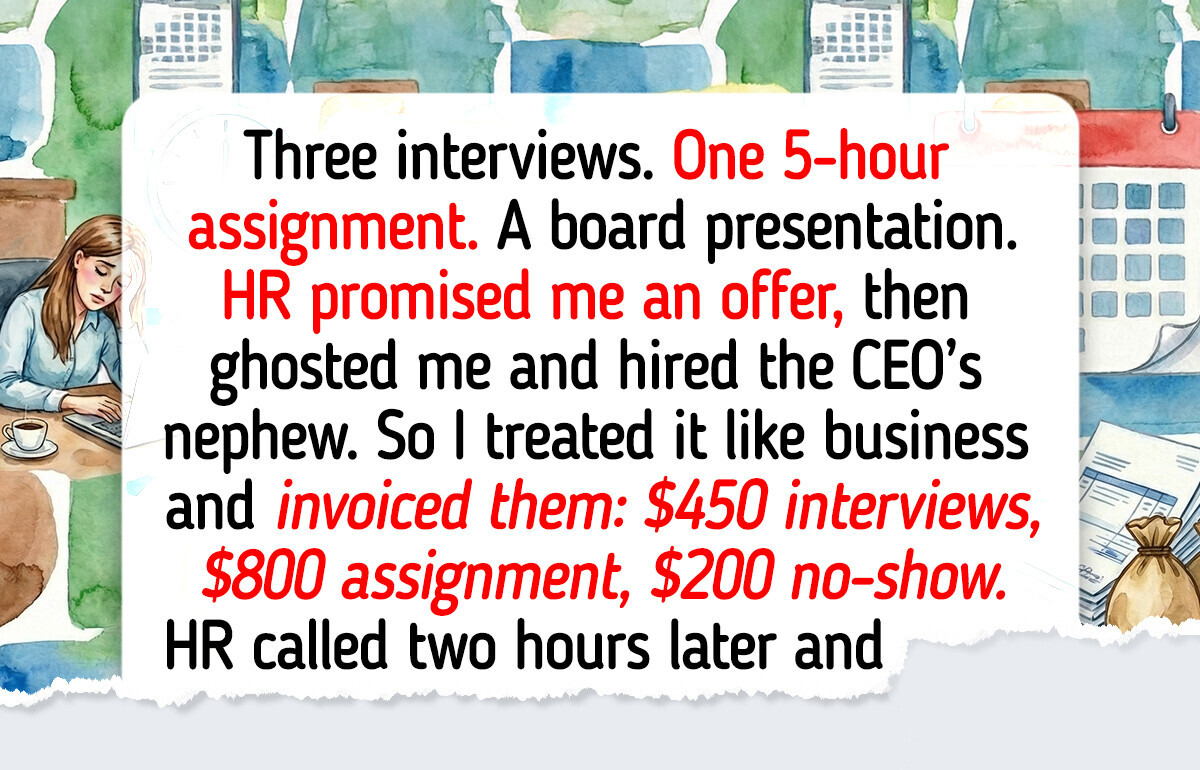 HR Ghosted Me After 3 Rounds of Interviews, So I Sent Them an Invoice for My Time