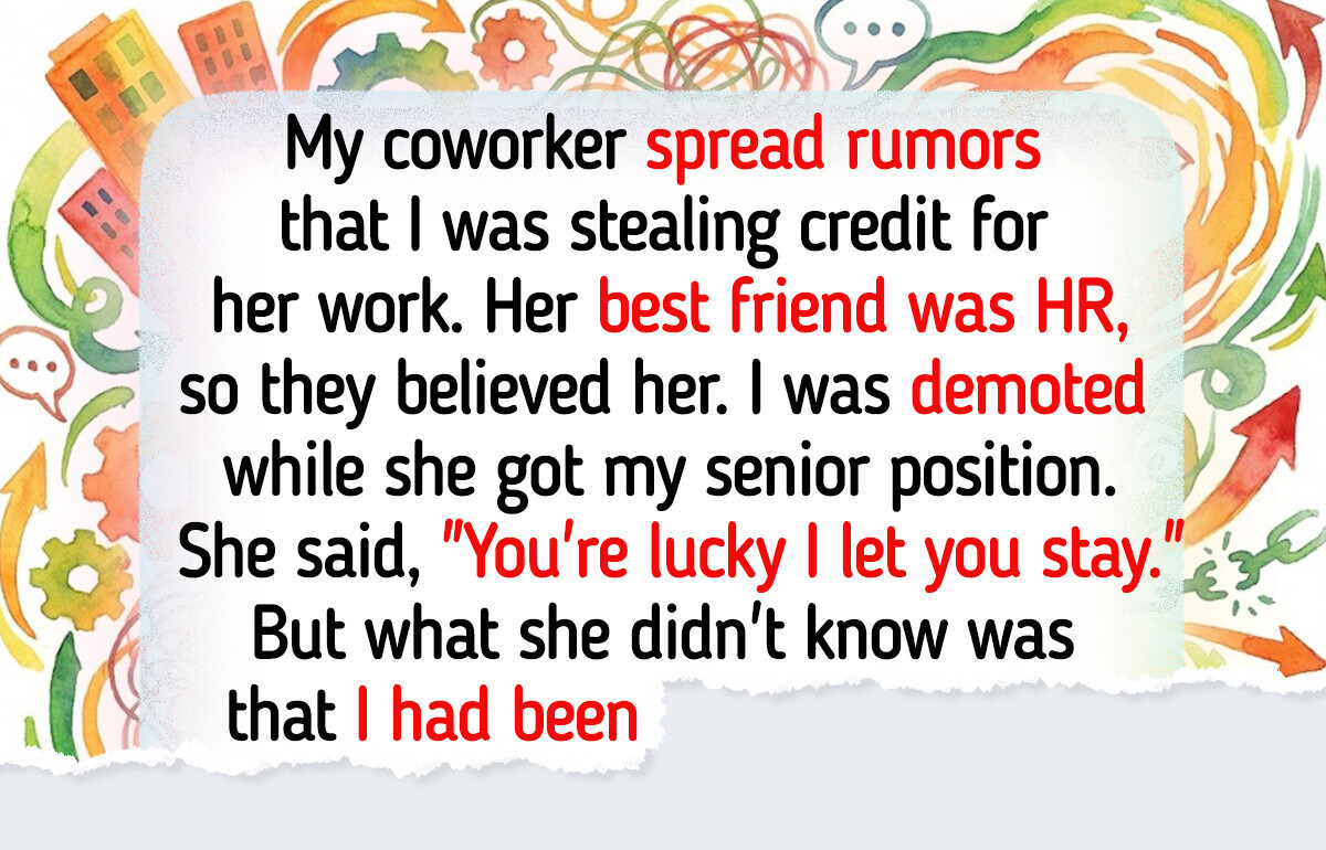 My Toxic Coworker Spread Lies About Me and Got Me Demoted—but I Got the Ultimate Victory