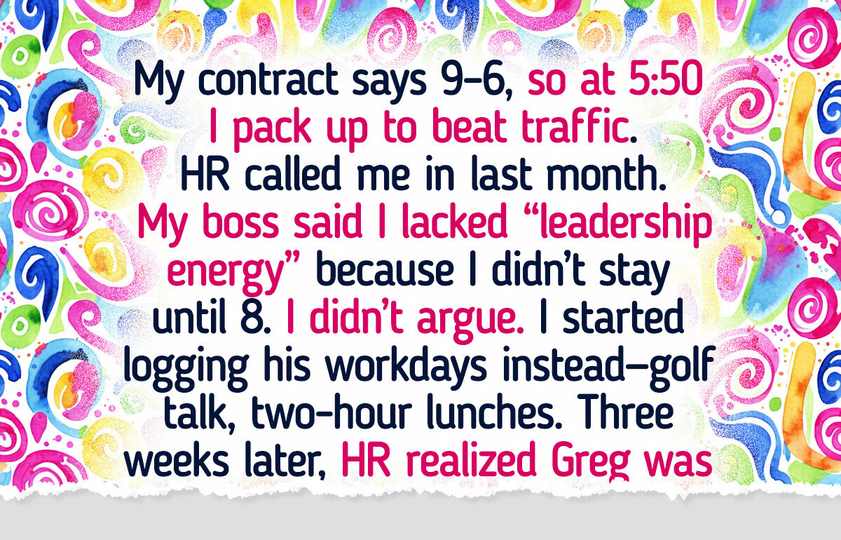 I Was Shamed by HR for Leaving at 5:50—So I Counted My Boss’s Watercooler Breaks
