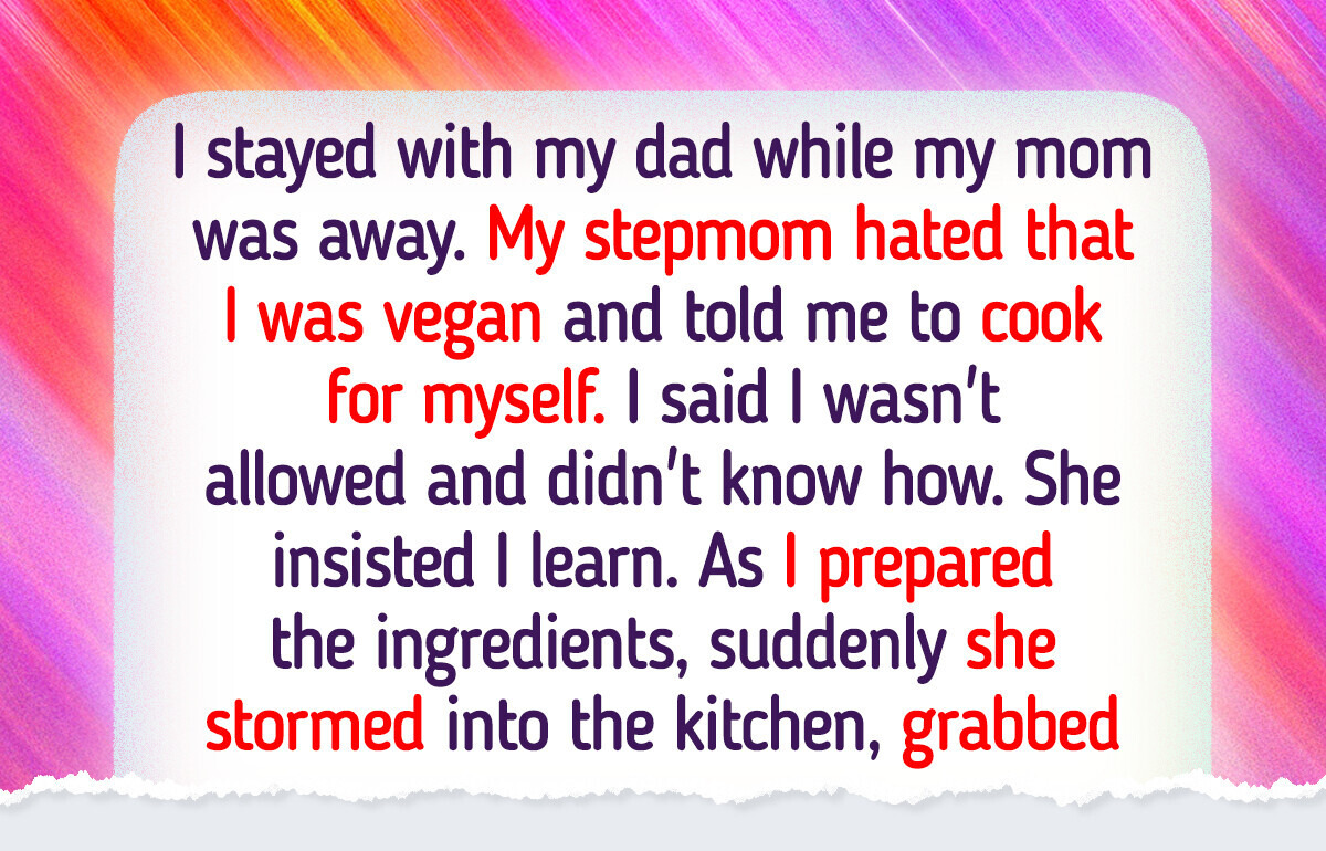 My Stepmom Forced Me to Cook Vegan Food, and it Sparked Complete Chaos My Stepmom Forced Me to Cook Vegan Food, and it Sparked Complete Chaos