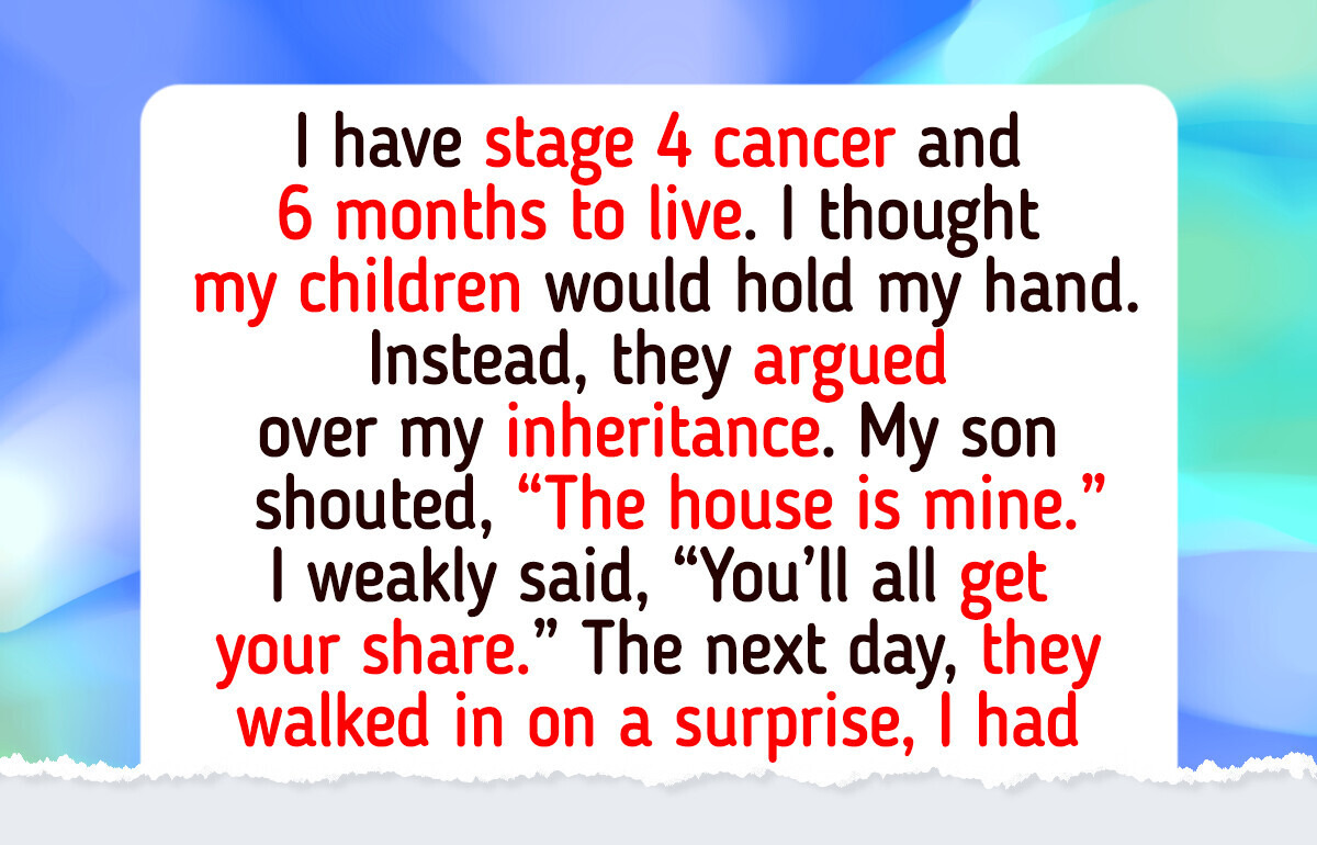 My Kids Treated My Cancer Like a Lottery Win — So I Changed Everything