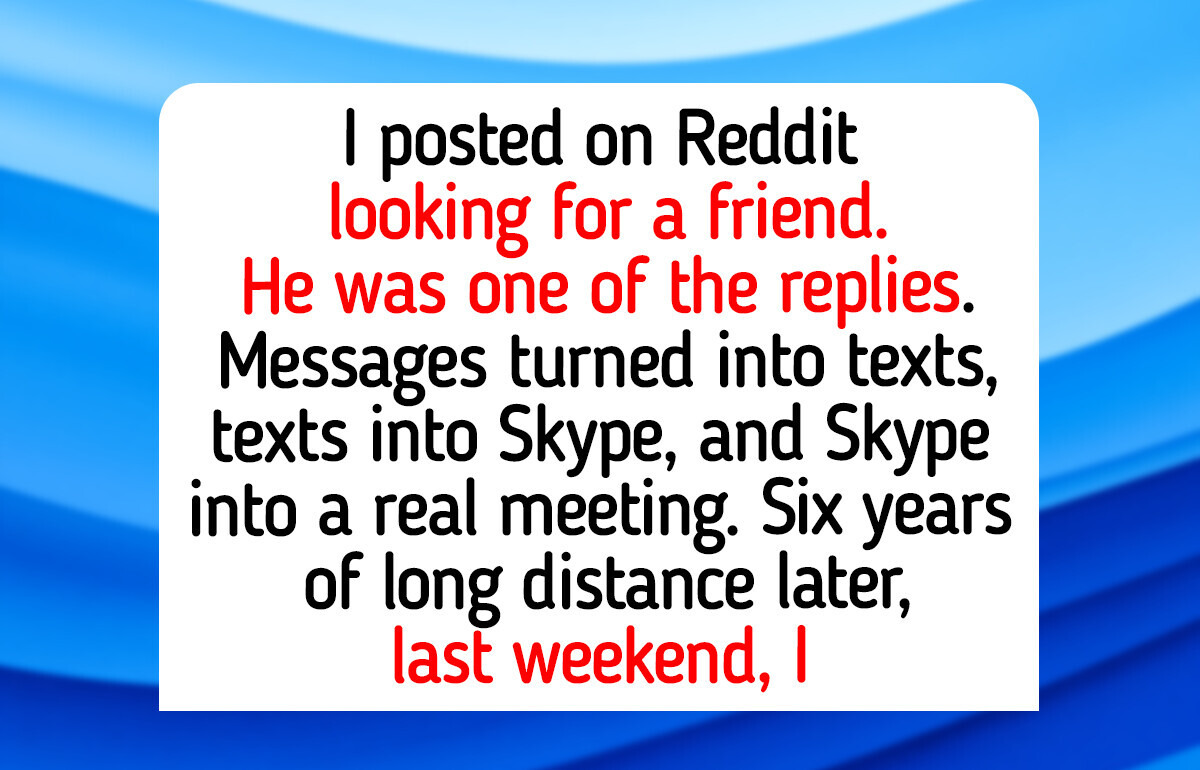 10 Pen Pals Who Finally Met, Including a Reddit Post for a Friend That Ended in a Wedding