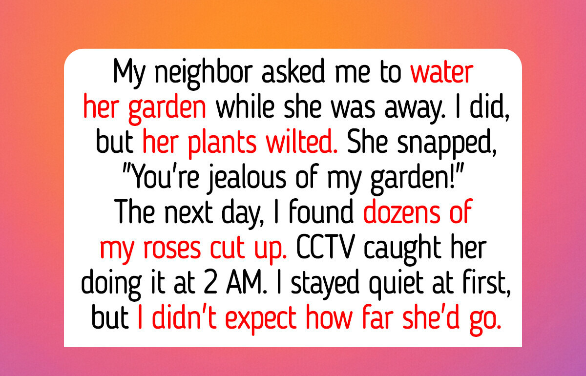 Tennessee Woman Finds 12 Roses Cut Down, Checks Her Ring Camera and Sees Her Neighbor Pouring Something at 2 AM