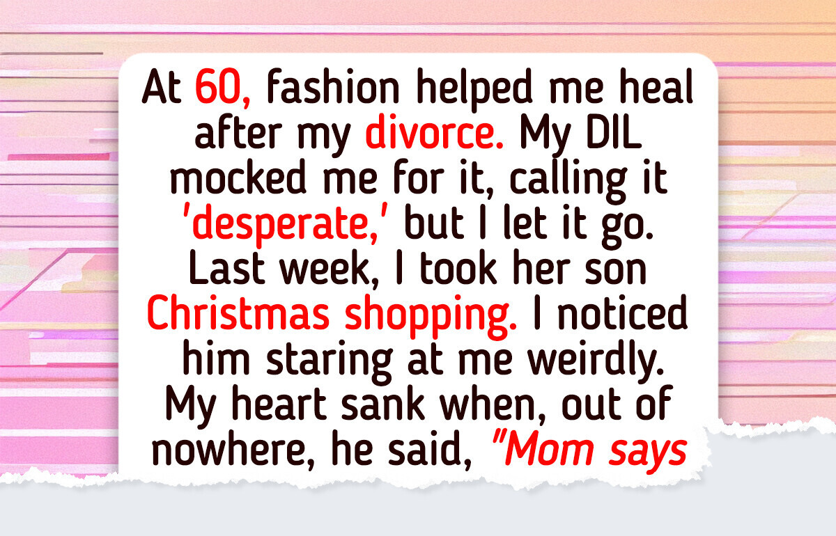My Grandson Insulted My Dress and Still Expected Me to Take Him Shopping My Grandson Insulted My Dress and Still Expected Me to Take Him Shopping
