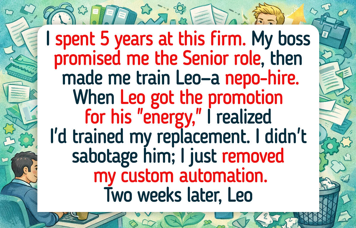 I Trained the New Hire Who Took My Promotion—My Revenge Was Calculated