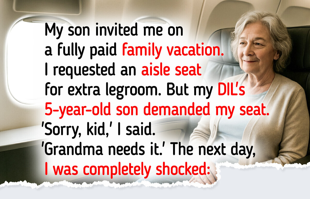 I Refused to Let My DIL’s Entitled Kid Take Over My Airplane Seat I Refused to Let My DIL’s Entitled Kid Take Over My Airplane Seat