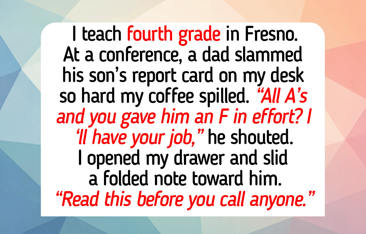 A California Teacher Refused to Change One Grade. The Reason Was in a 9-Year-Old’s Note