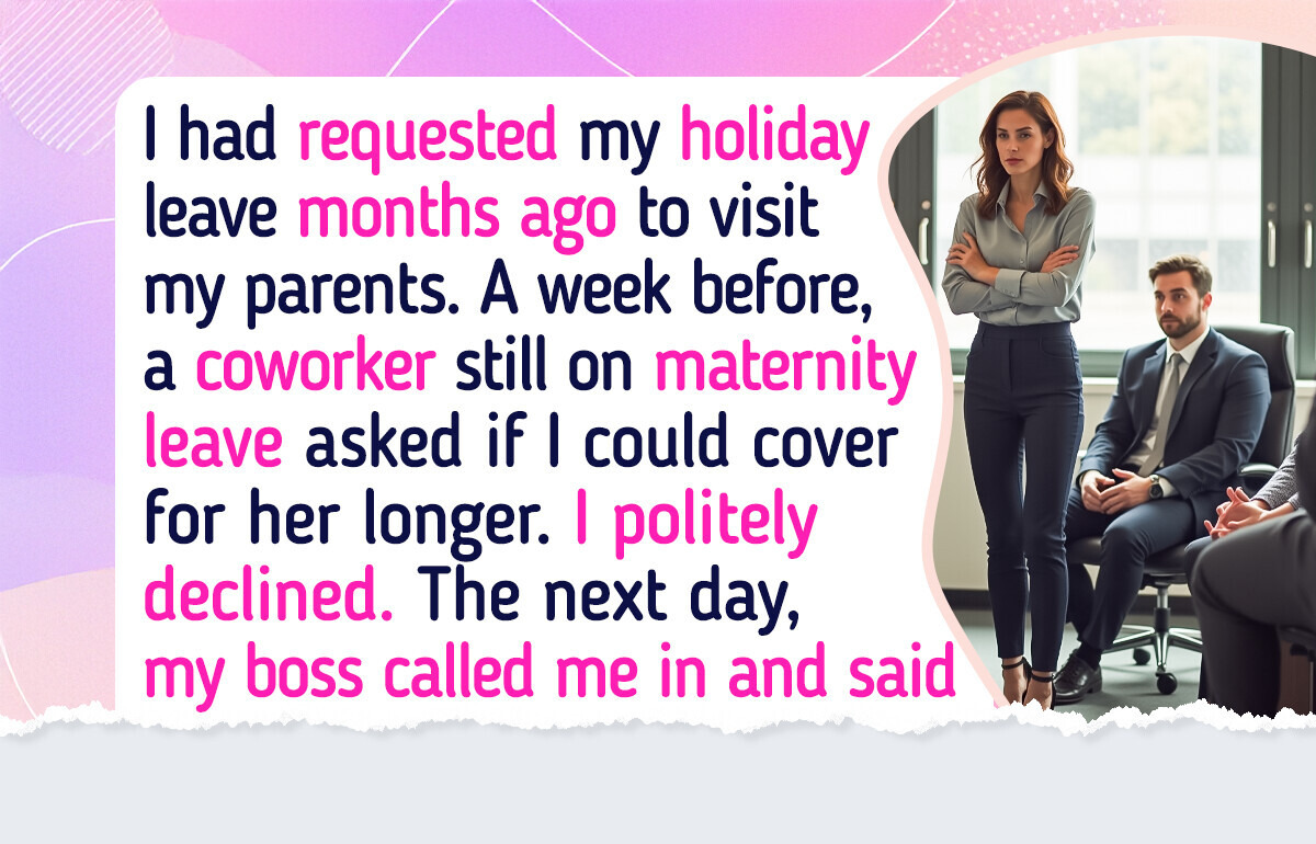 I Refuse to Cover for a Coworker on Maternity Leave—Now I’m the Office Villain